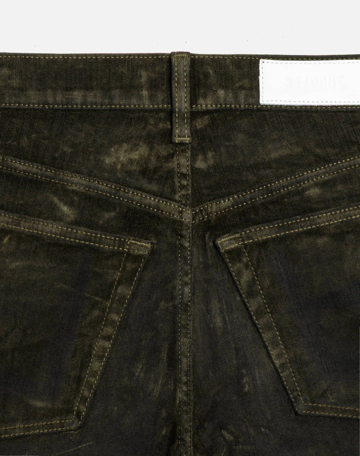 Re/Done The Blondie - Olive Branch Flocked