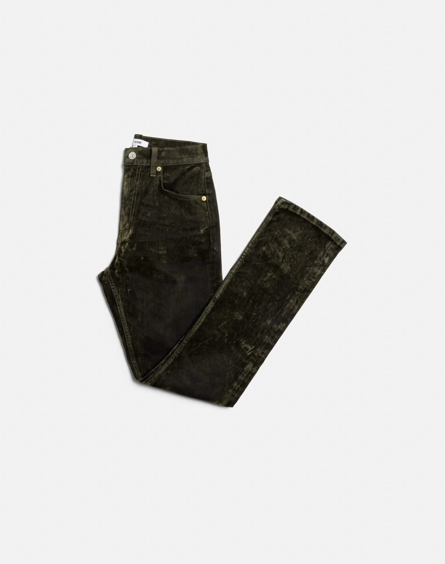 Re/Done The Blondie - Olive Branch Flocked