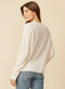 One Grey Day Pacific Cashmere Pullover - Ivory