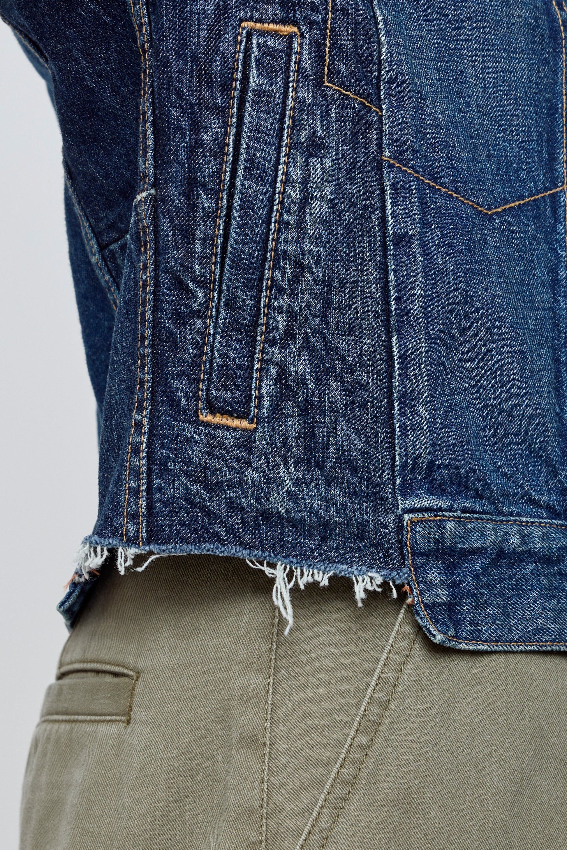 Moussy Dover Two-Tone Jacket - Blue
