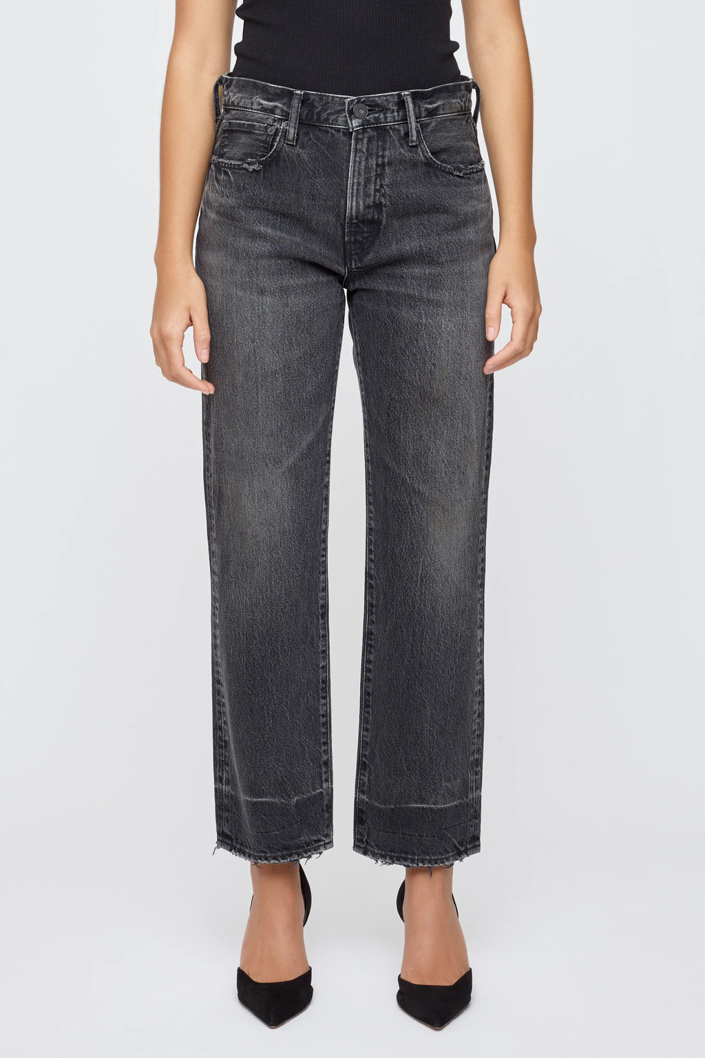 Moussy MV Haverhill Boys Pants Jeans - Black