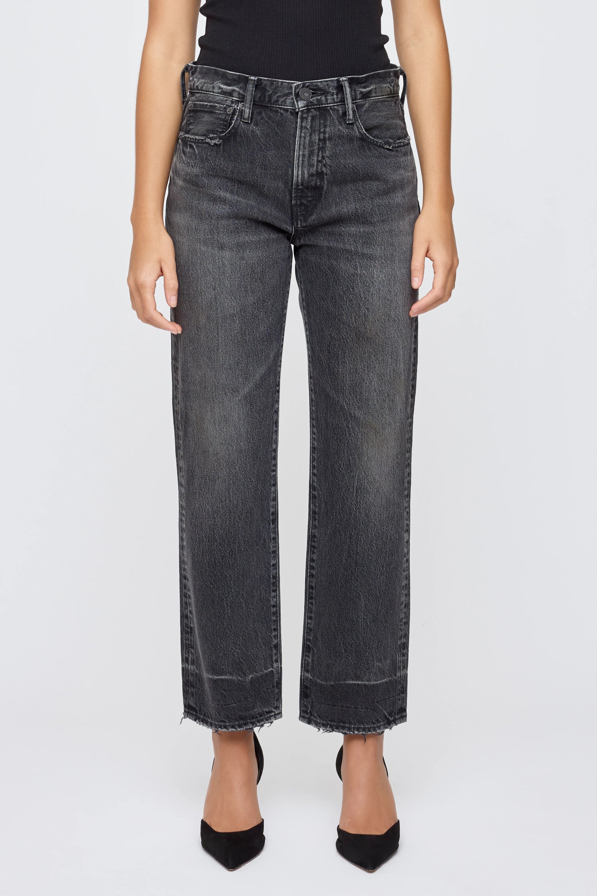 Moussy MV Haverhill Boys Pants Jeans - Black