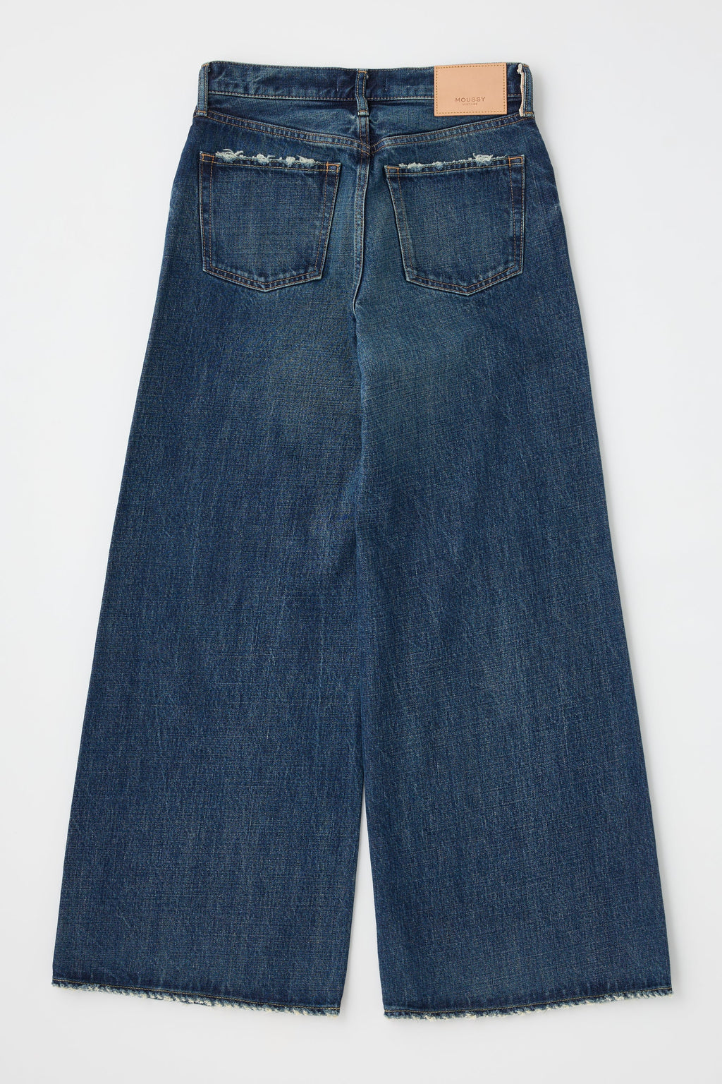 Moussy Mcdavid Straight Baggy Jean - Dark Blue