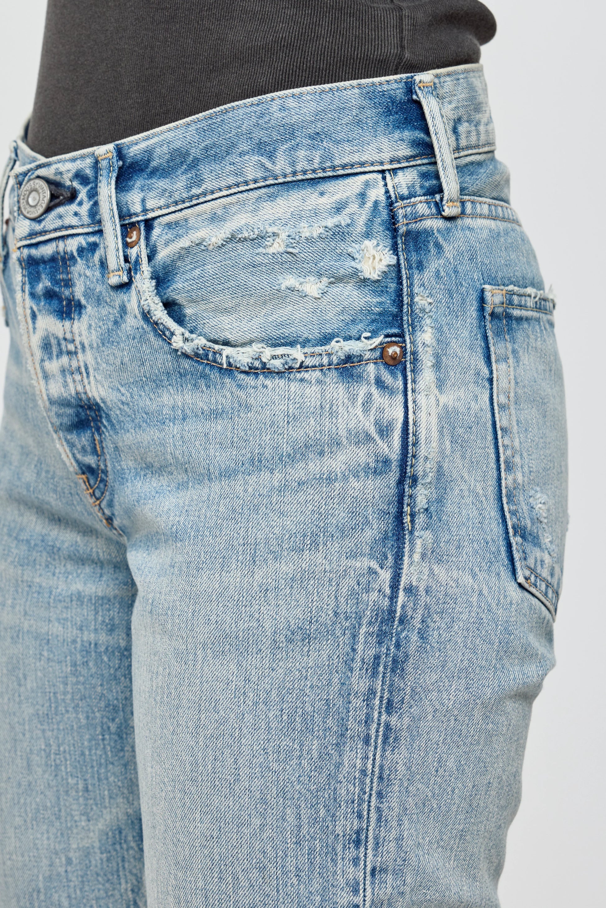 Moussy Arverne Low Rise Straight Jean