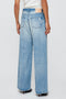 Moussy Lowell Super Wide Jeans - Light Blue