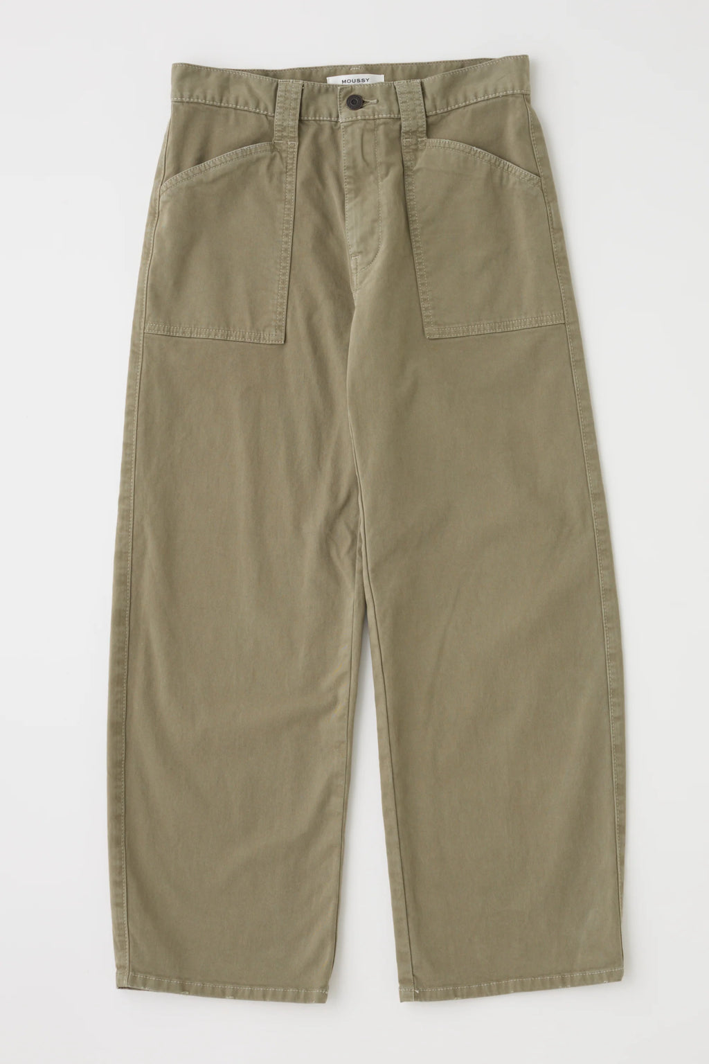 Moussy Pomonok Gusset Cargo Pants - Khaki
