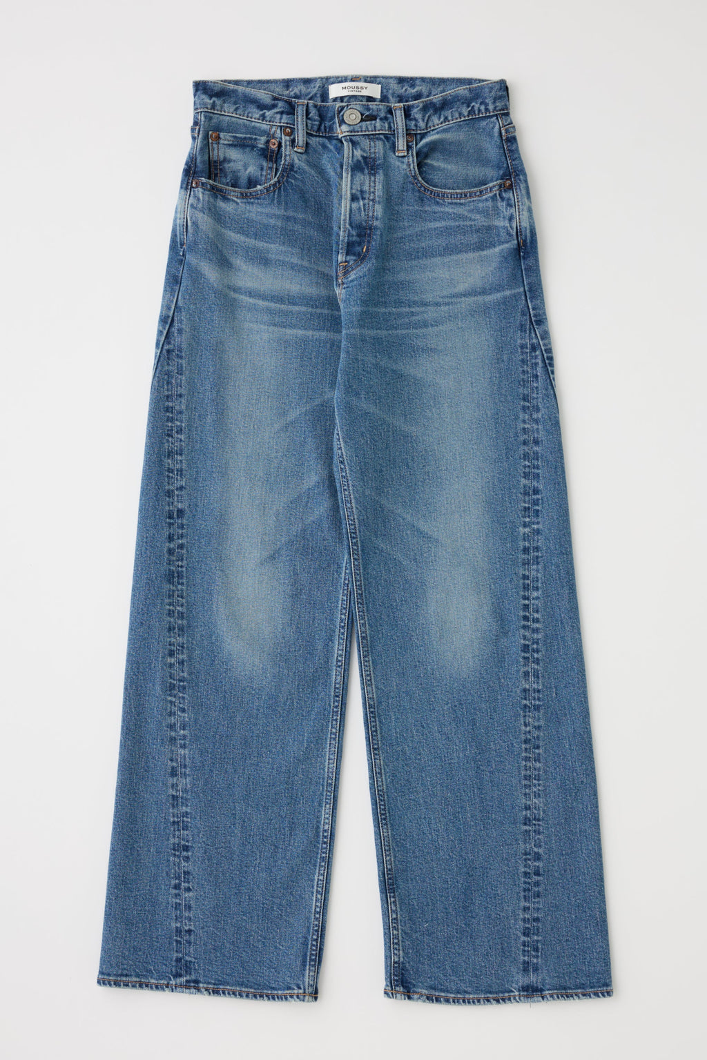 Moussy Salisbury Wide Pant  - Blue