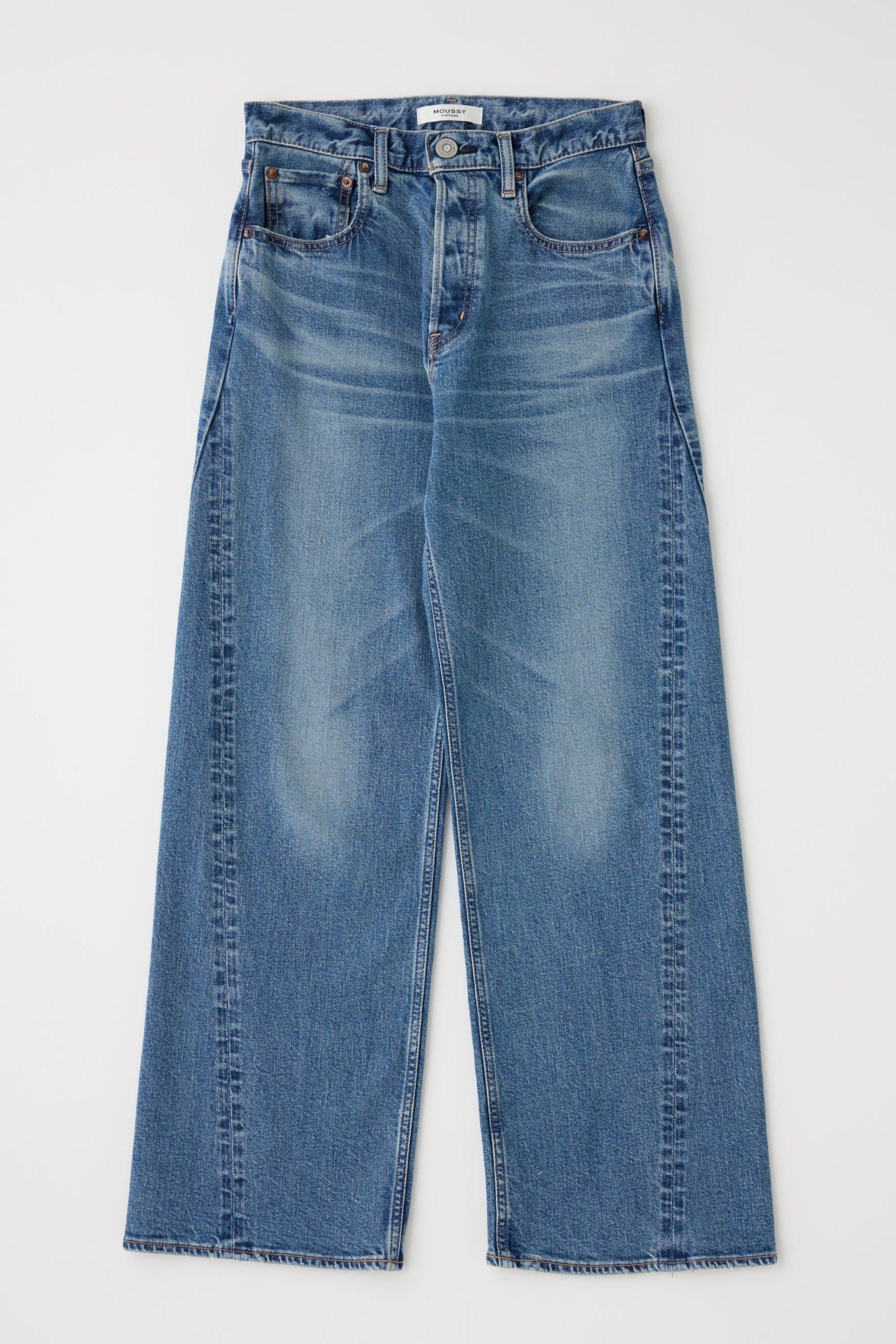 Moussy Salisbury Wide Pant  - Blue