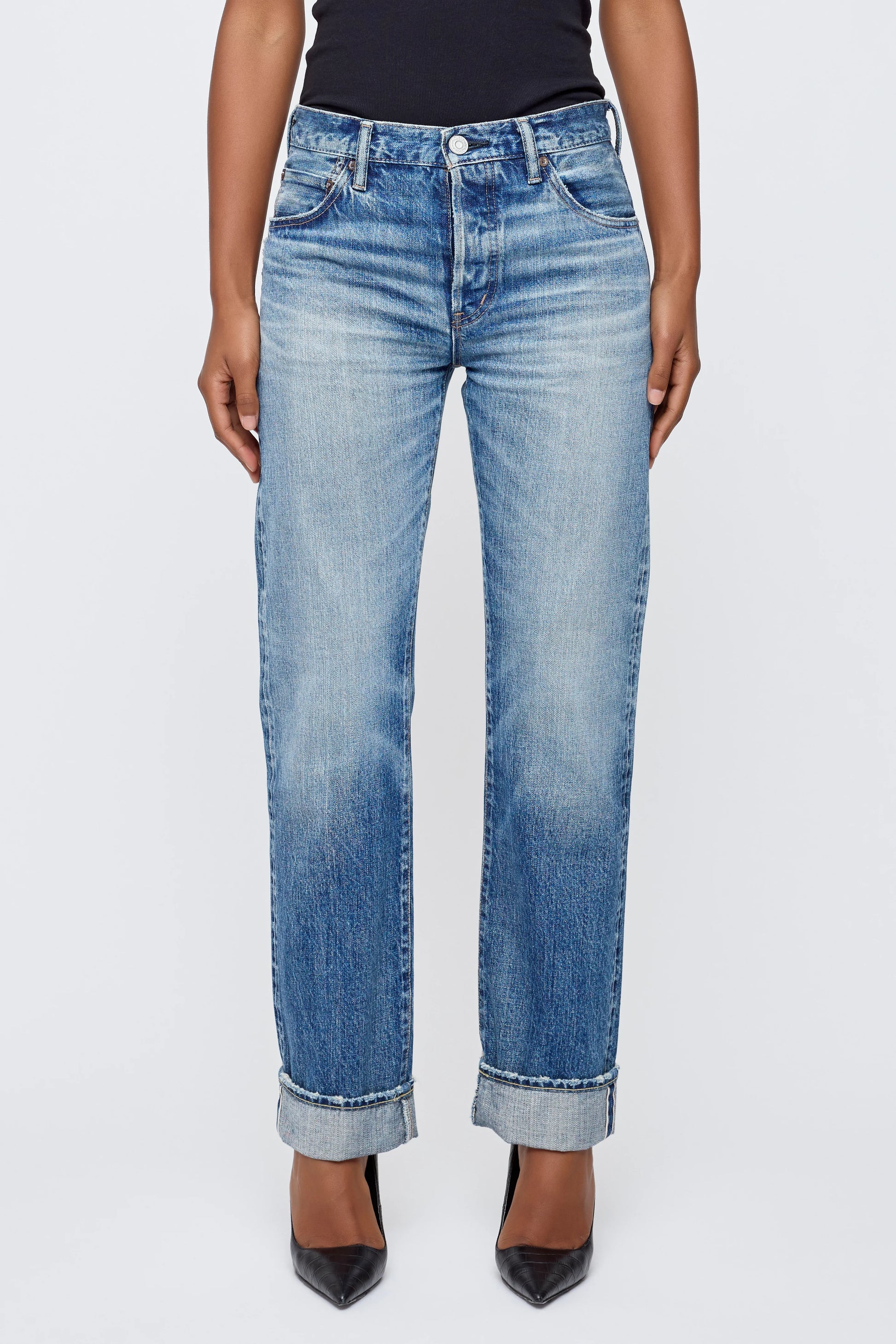 Moussy Deltona Selvedge Straight