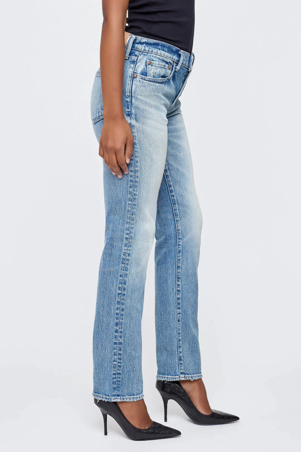 Moussy Deland Slim Straight