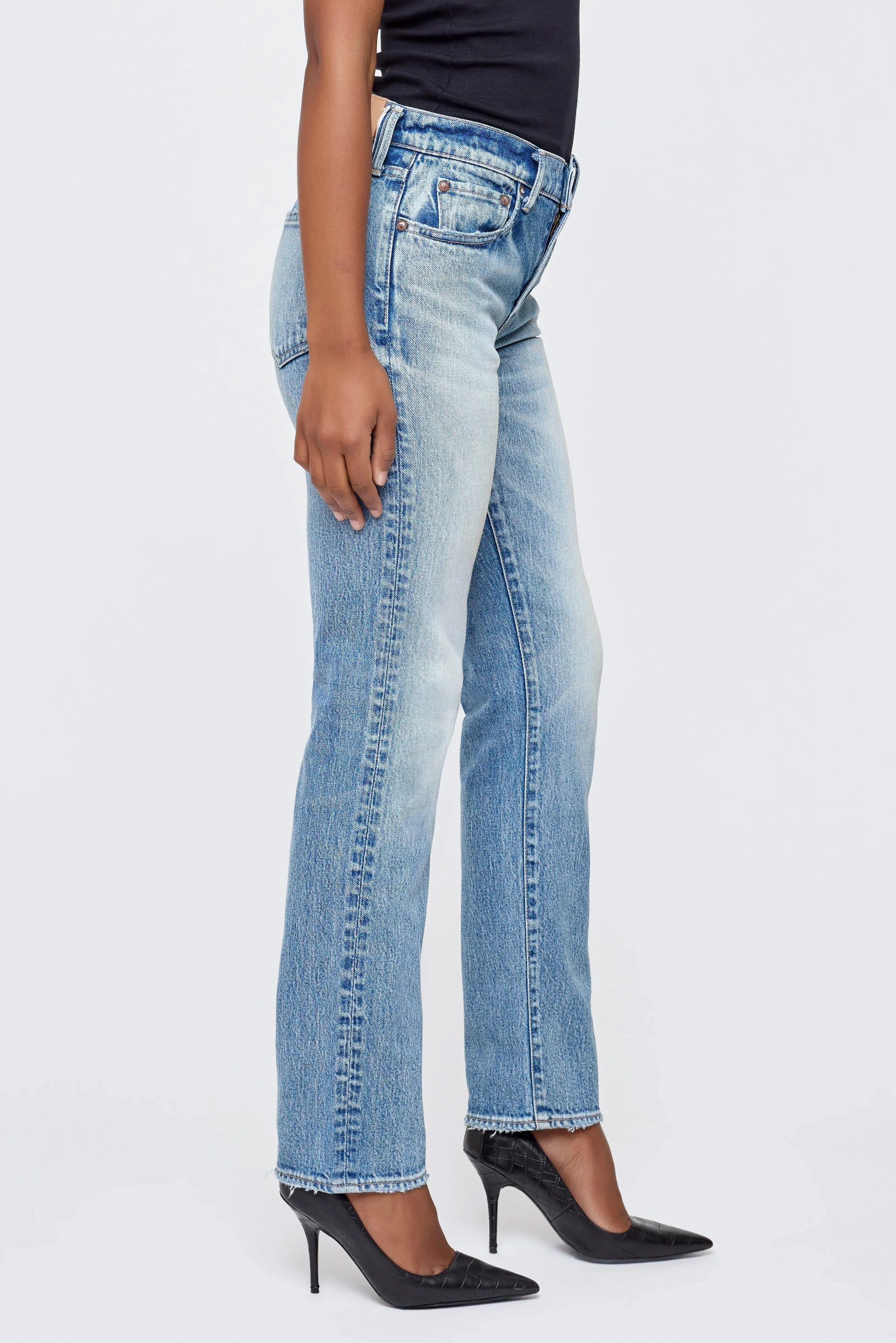 Moussy Deland Slim Straight