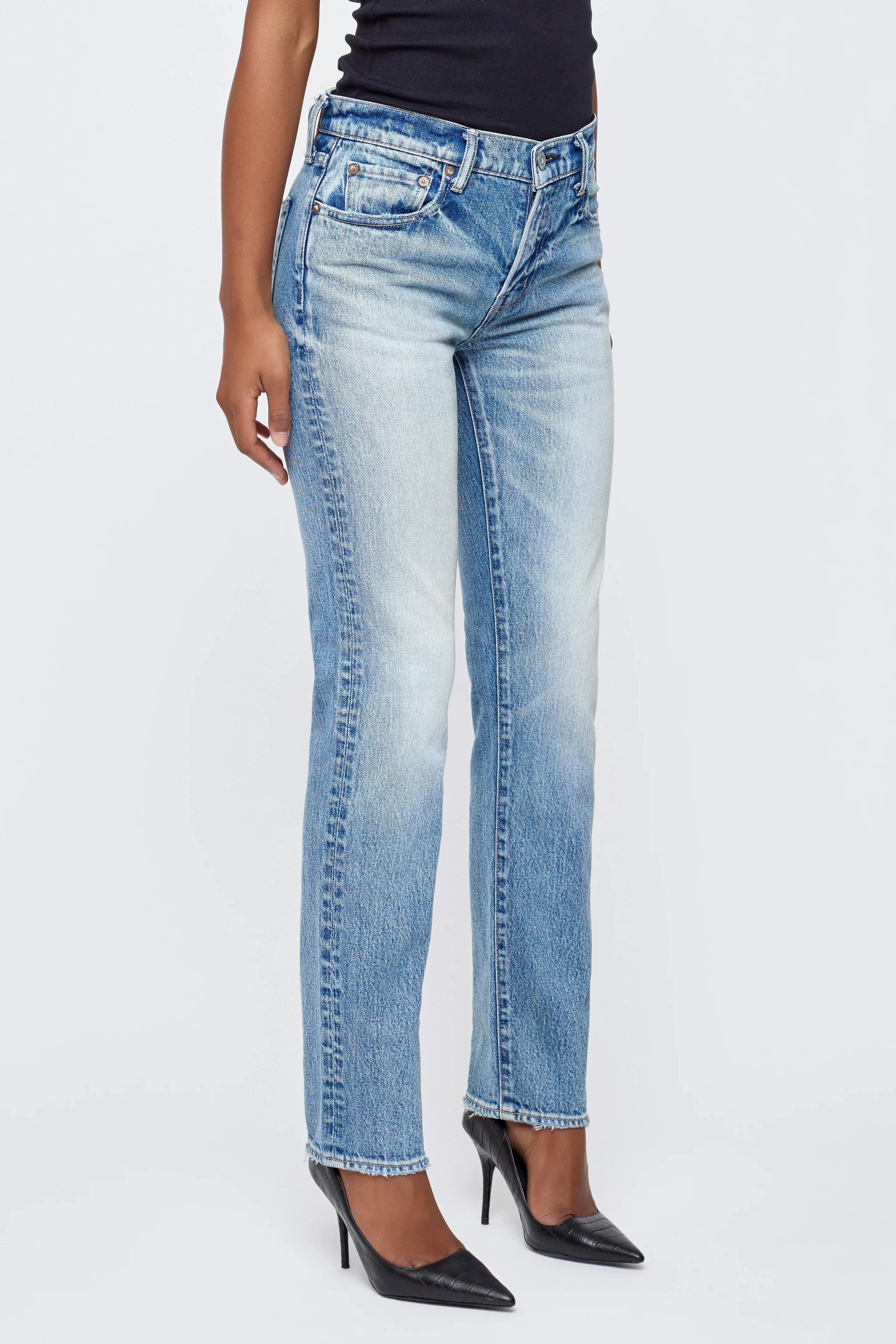 Moussy Deland Slim Straight