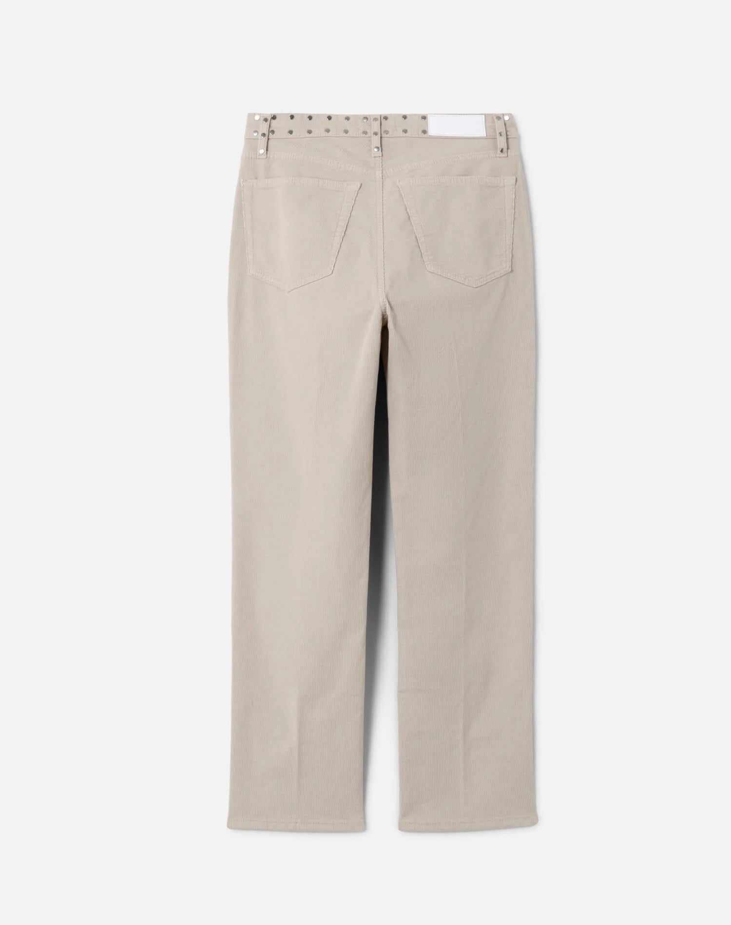 Re/Done Comfort Stretch Corduroy 70s Stove Pipe - Vintage Pearl Stud