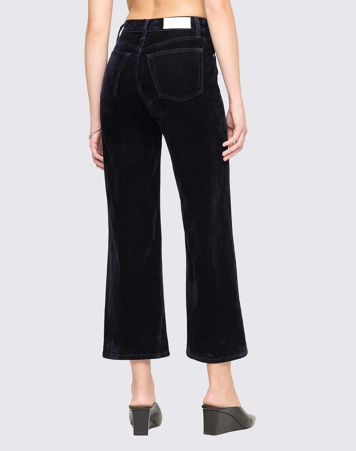 Re/Done Hight Rise Wide Leg Crop