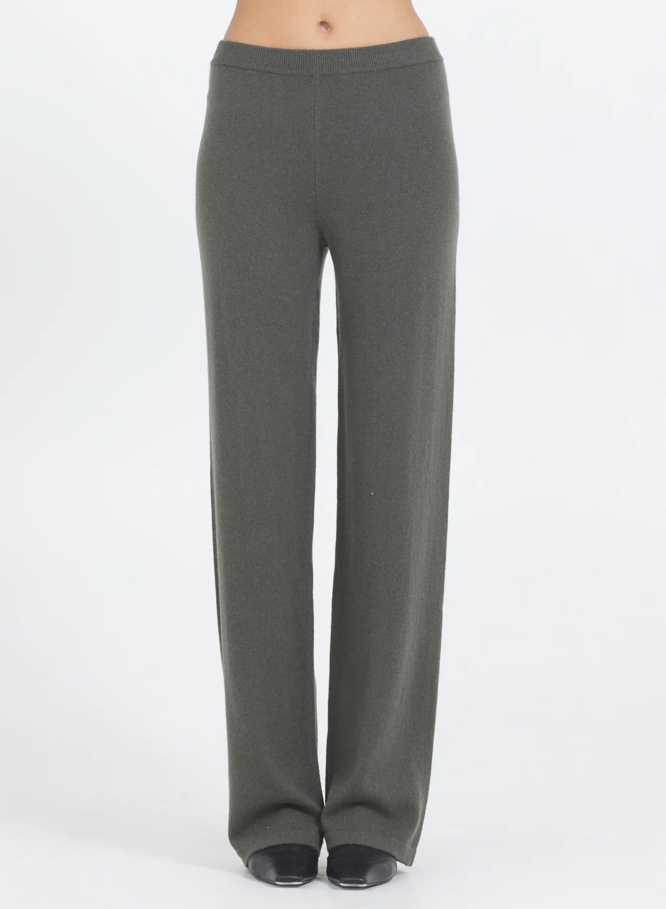 One Grey Day Forbes Cashmere Pant - Fir