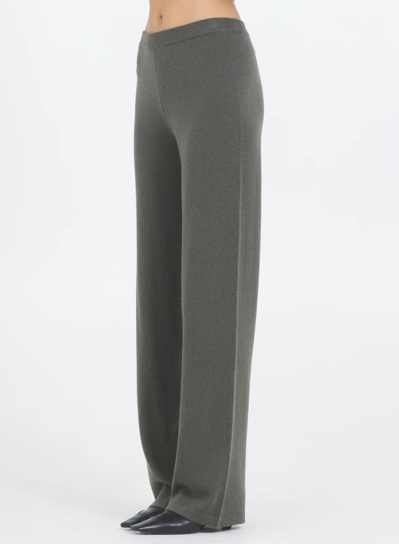 One Grey Day Forbes Cashmere Pant - Fir