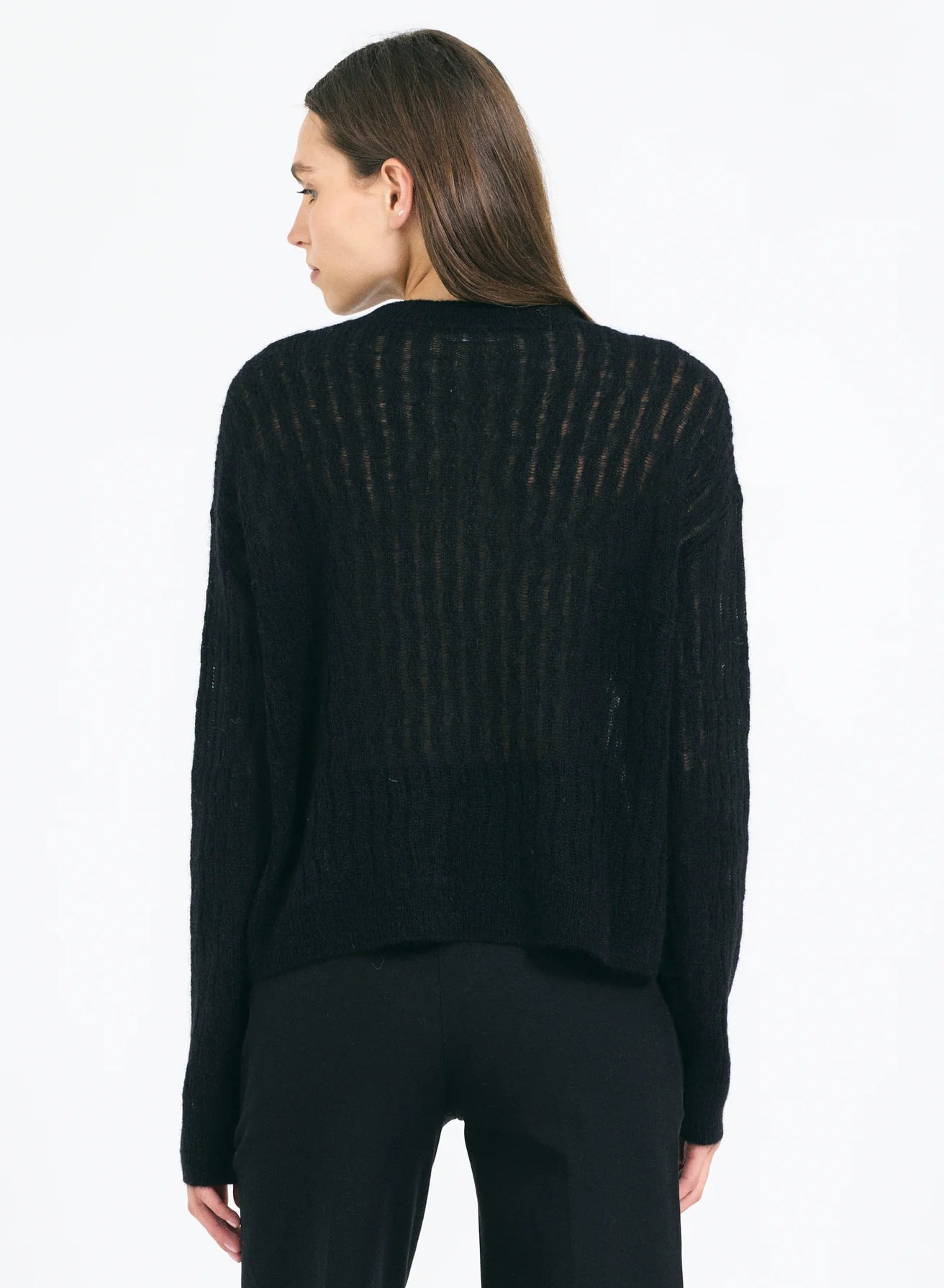 One Grey Day April Pullover - Black