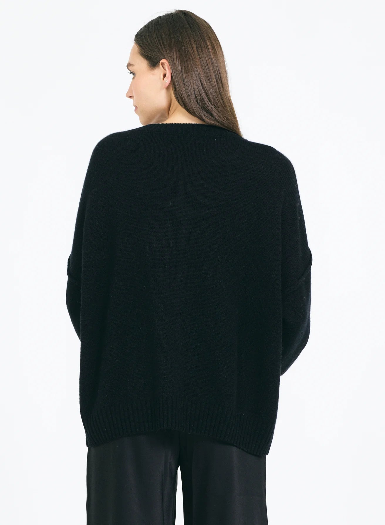 One Grey Day Greta Cashmere Crewneck