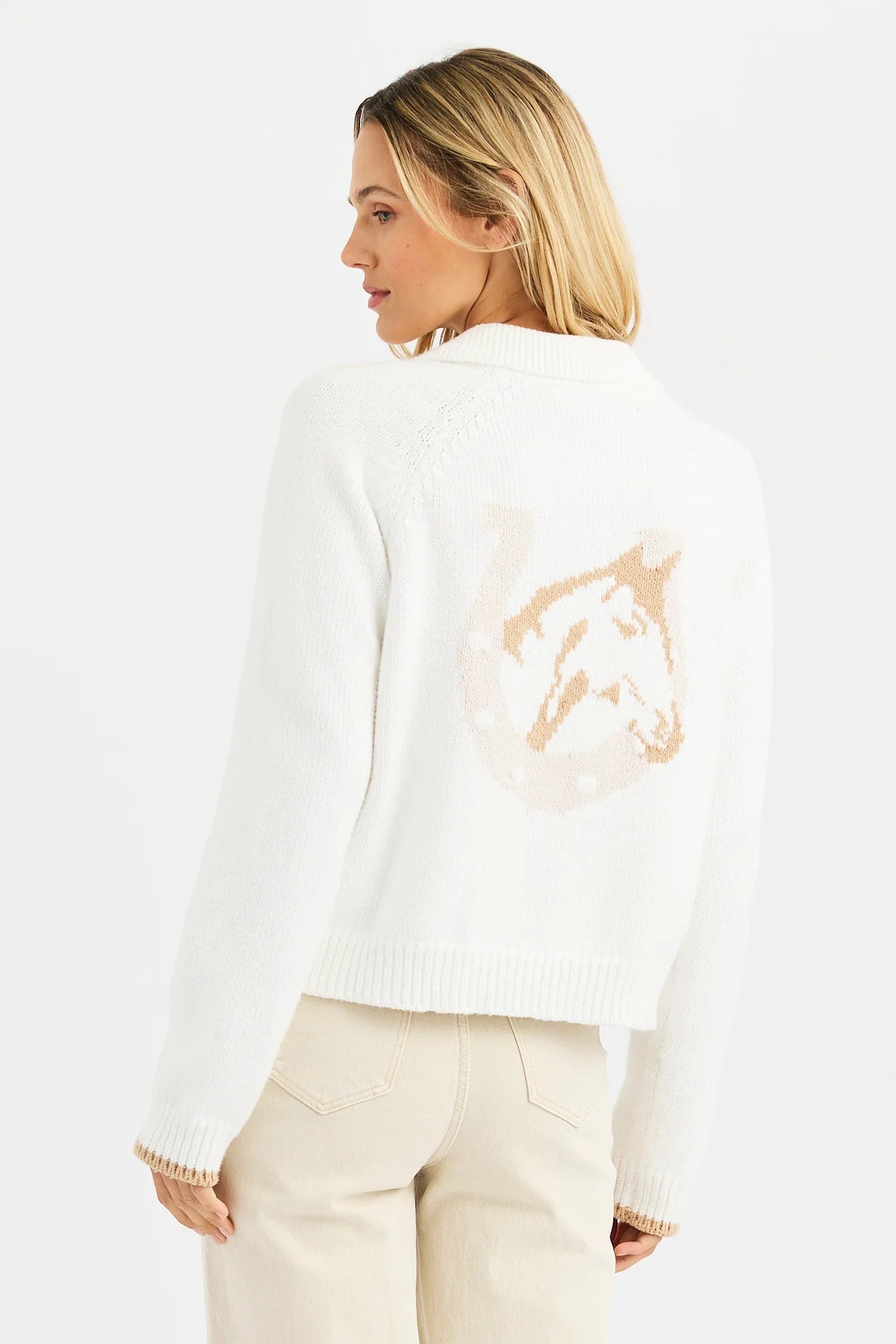 One Grey Day Mare Zip Sweater Jacket