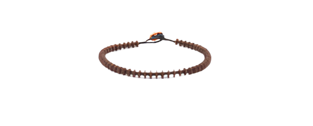 Tateossian Sterling Silver Rose Gold Plated Disc