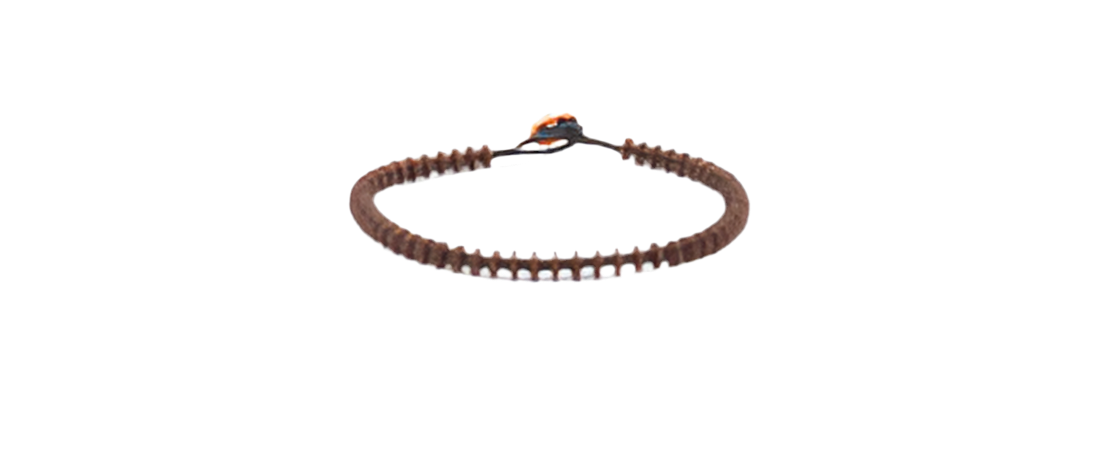 Tateossian Sterling Silver Rose Gold Plated Disc
