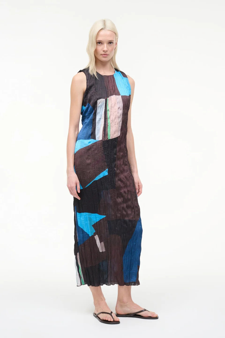 Staud Mizu  Dress - Blue Prism