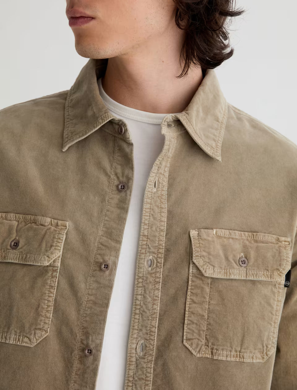 AG Curtis Work Shirt - Sulfur Taupe