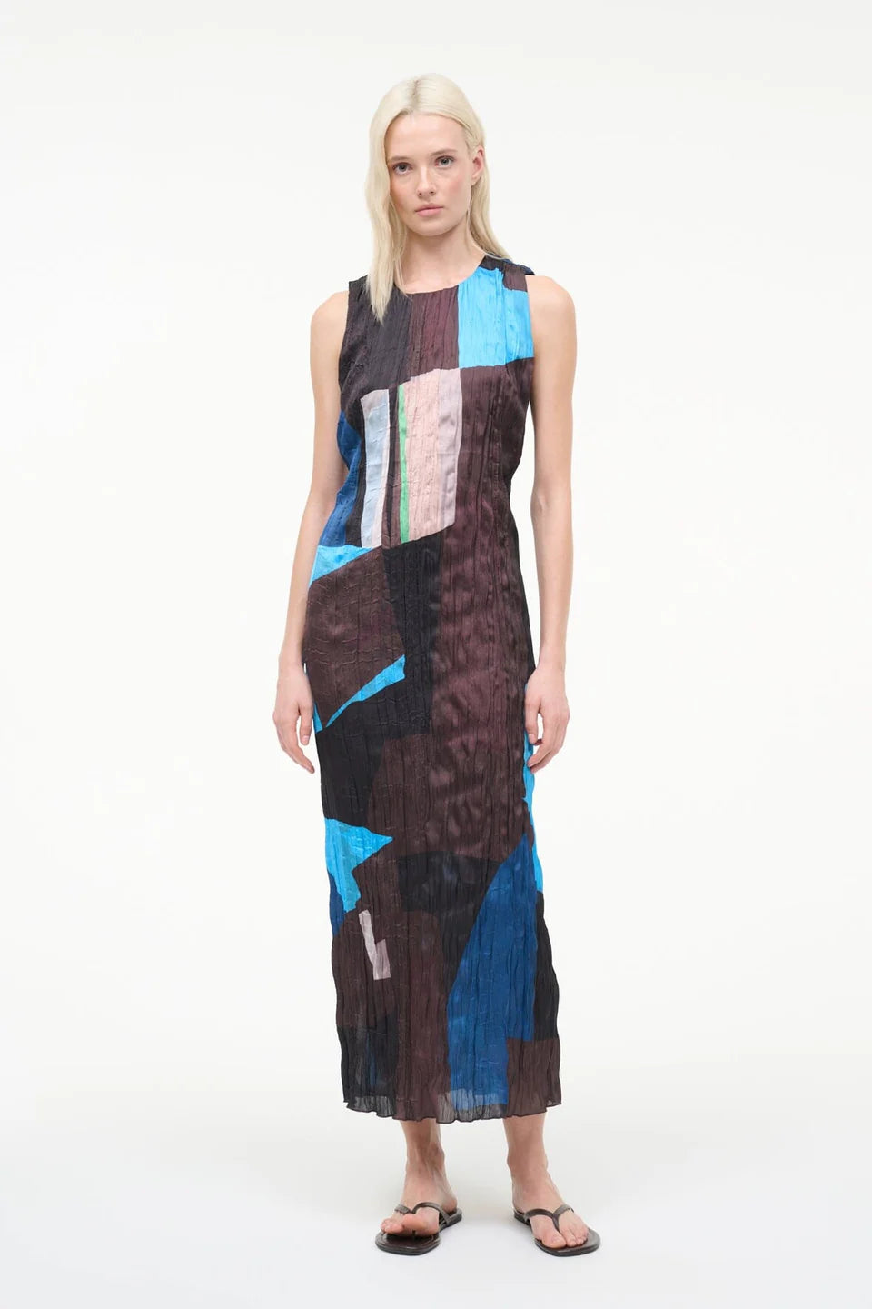 Staud Mizu  Dress - Blue Prism