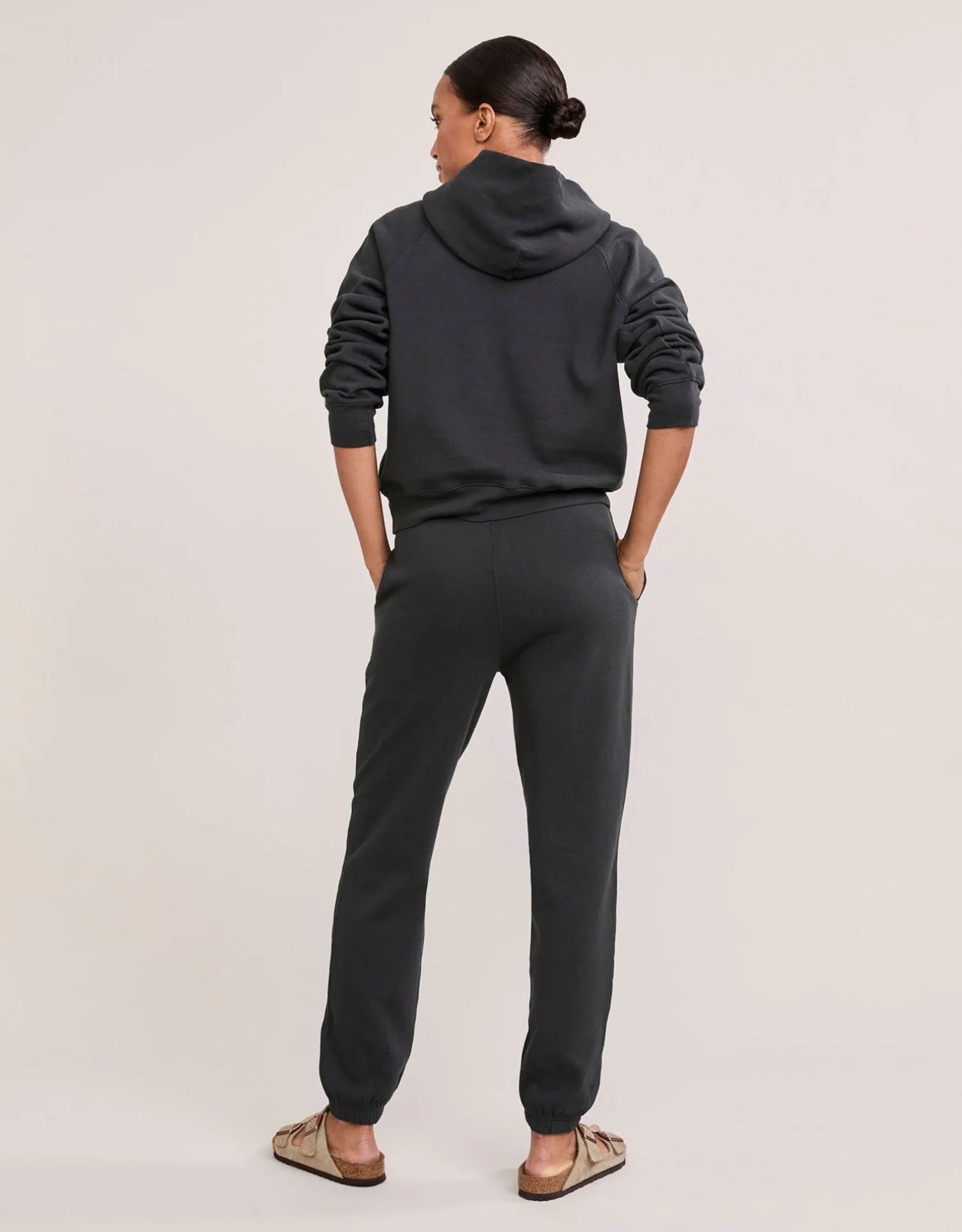 Maison Wheat Berkeley Sweatpant - Washed Black