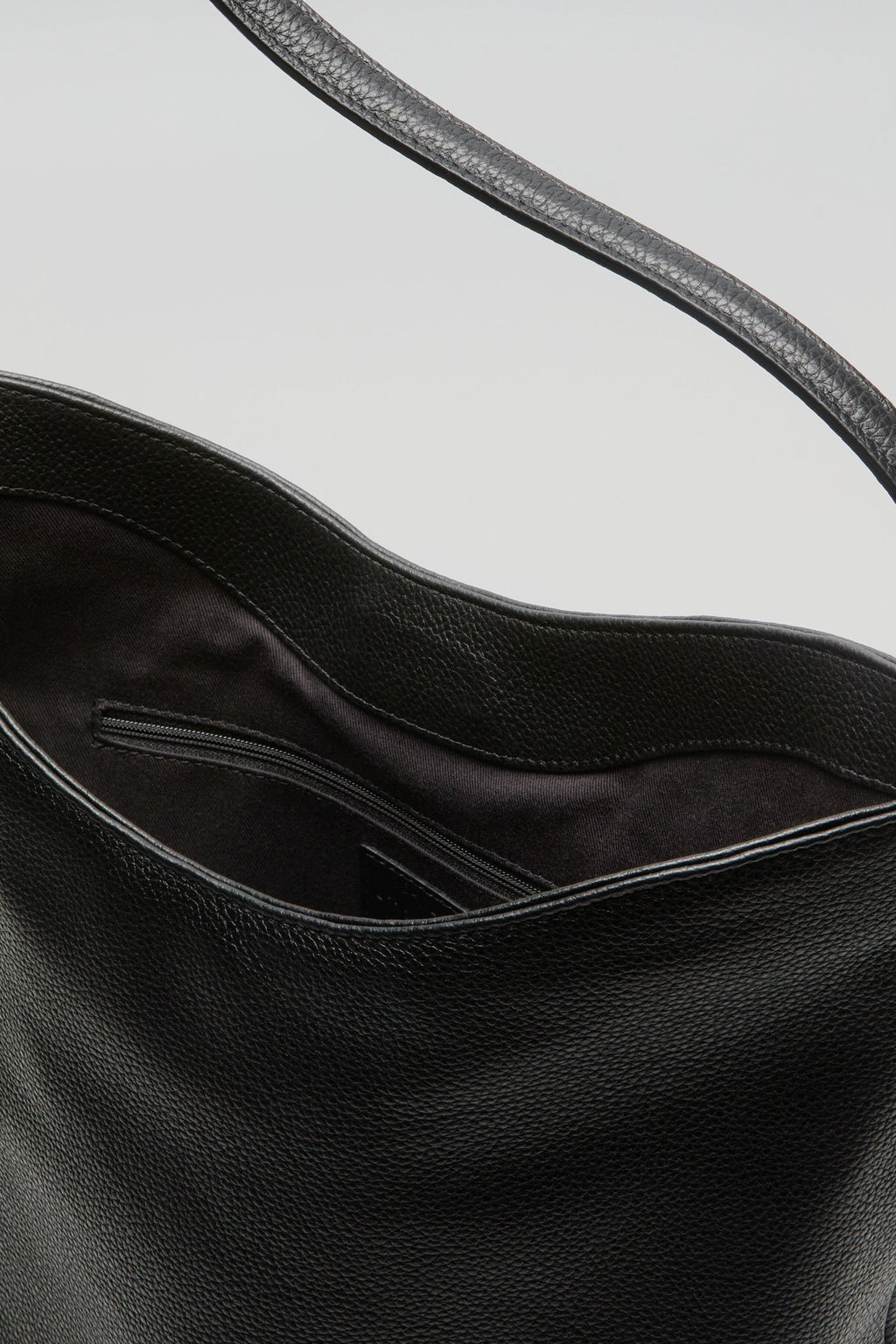 Little Liffner Leather Penne Bucket - Black