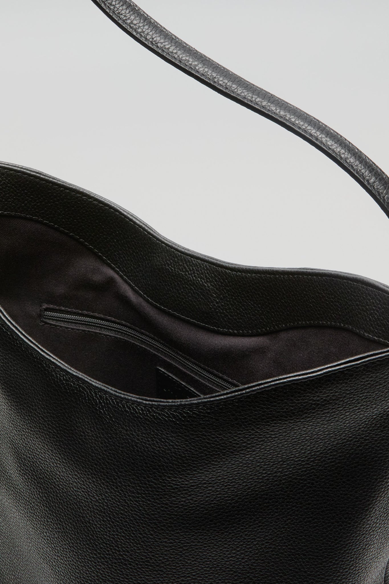 Little Liffner Leather Penne Bucket - Black