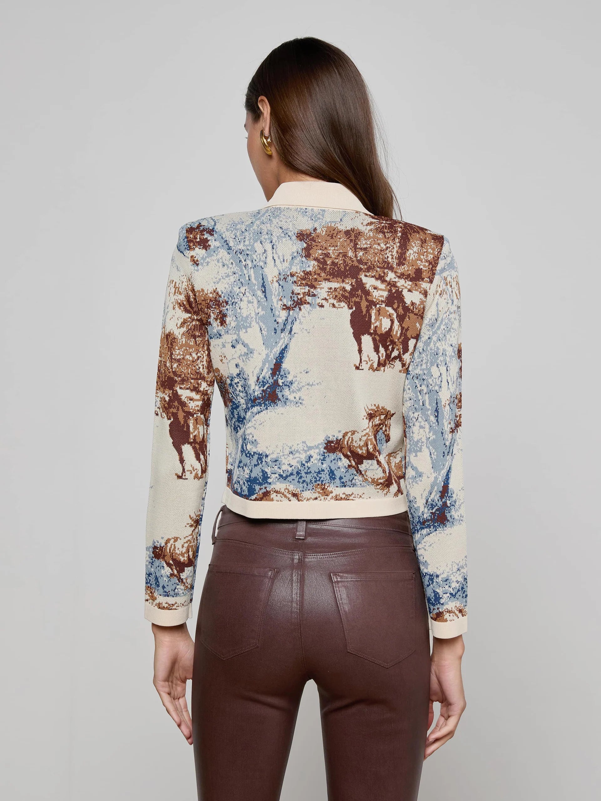 L'Agence Osiris Jacquard Cardigan