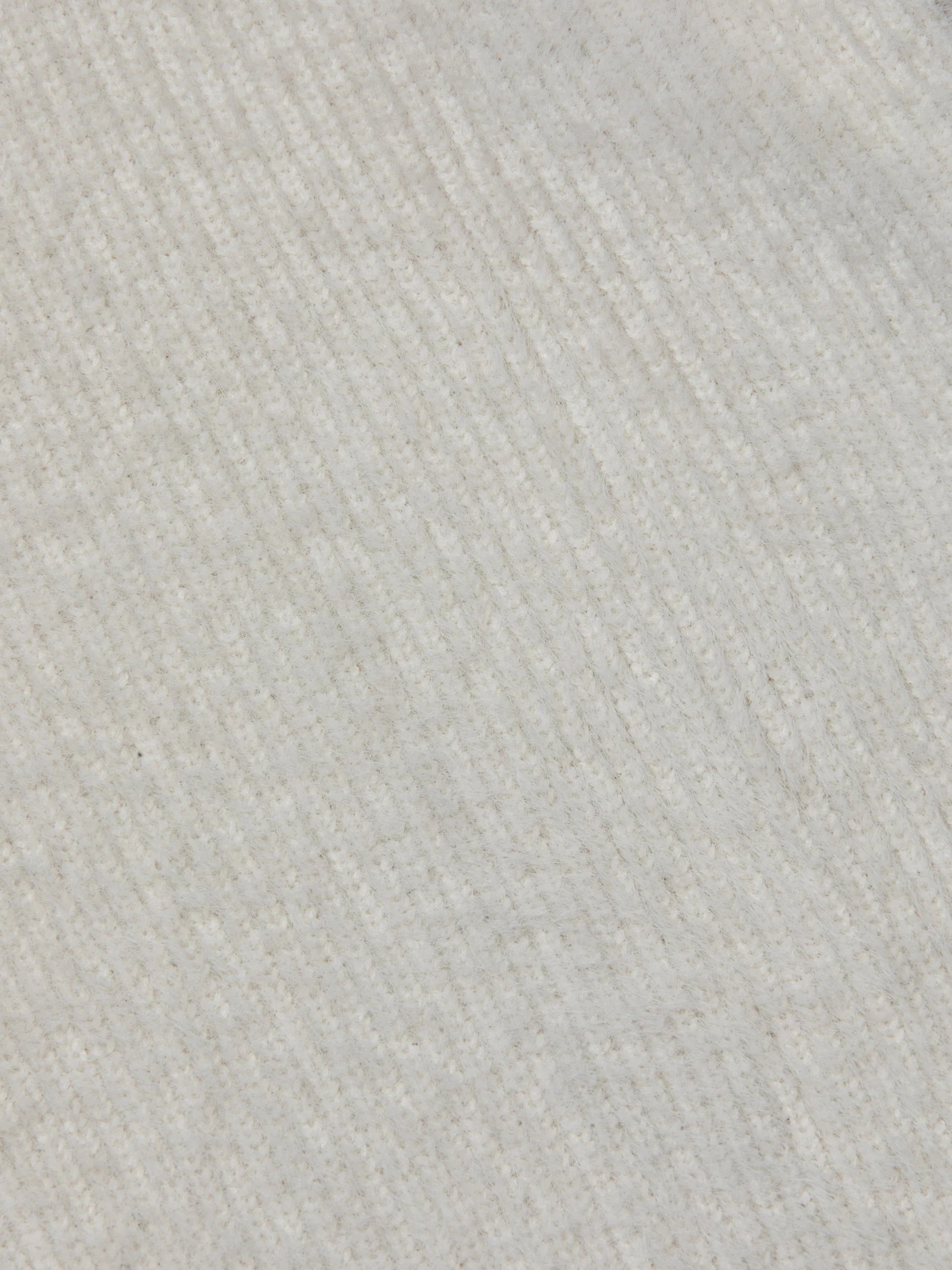 L'Agence Guinevere Cropped Pullover - Vintage White