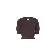L'Agence Guinevere Cropped Pullover - Dark Java