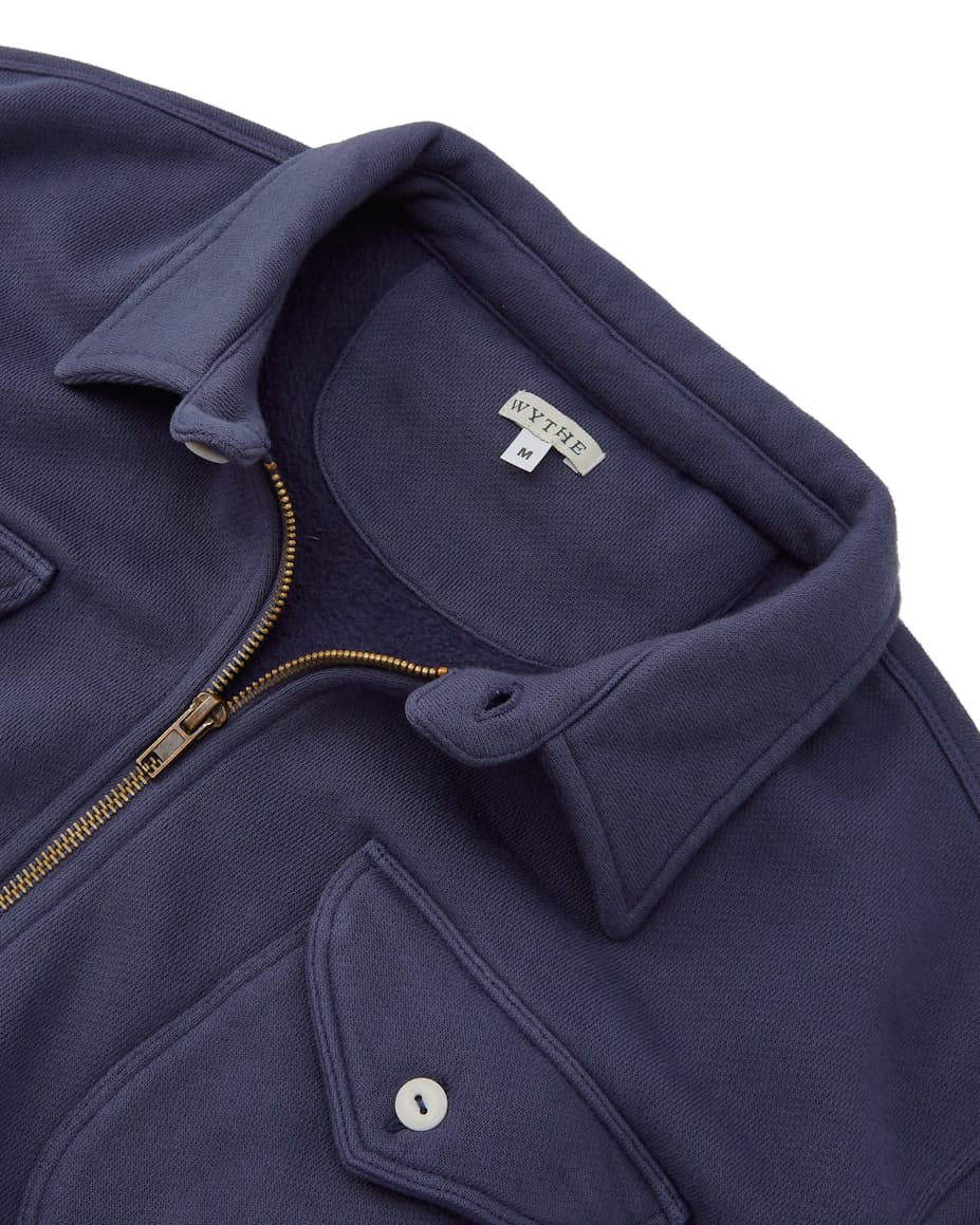 Wythe Half-Zip Sweatshirt - Faded Navy