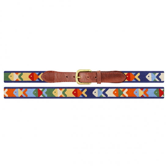 Smather & Branson Pompano Needlepoint Belt