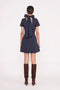 Staud Mini Ilana Dress Navy