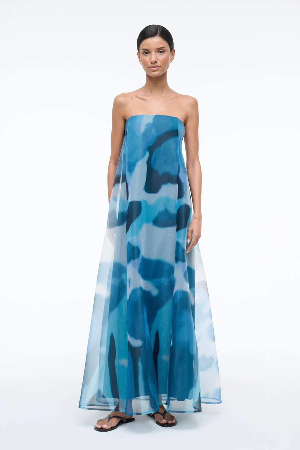 staud blue dress Calluna Gown by Staud