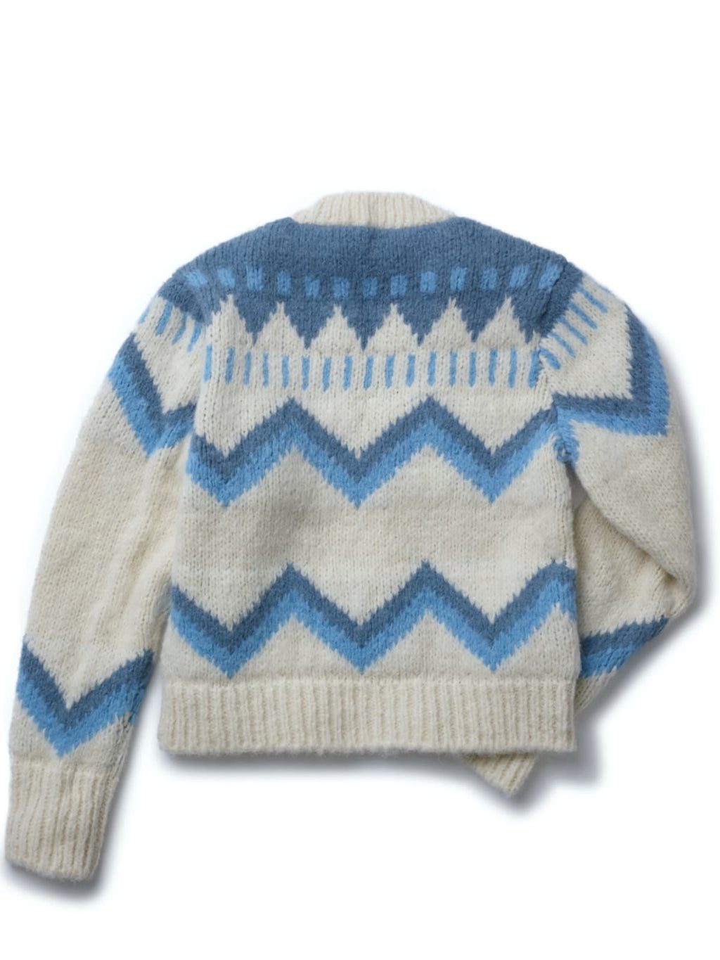 Faherty Icelyn Fairisle Cardigan  - Frosty