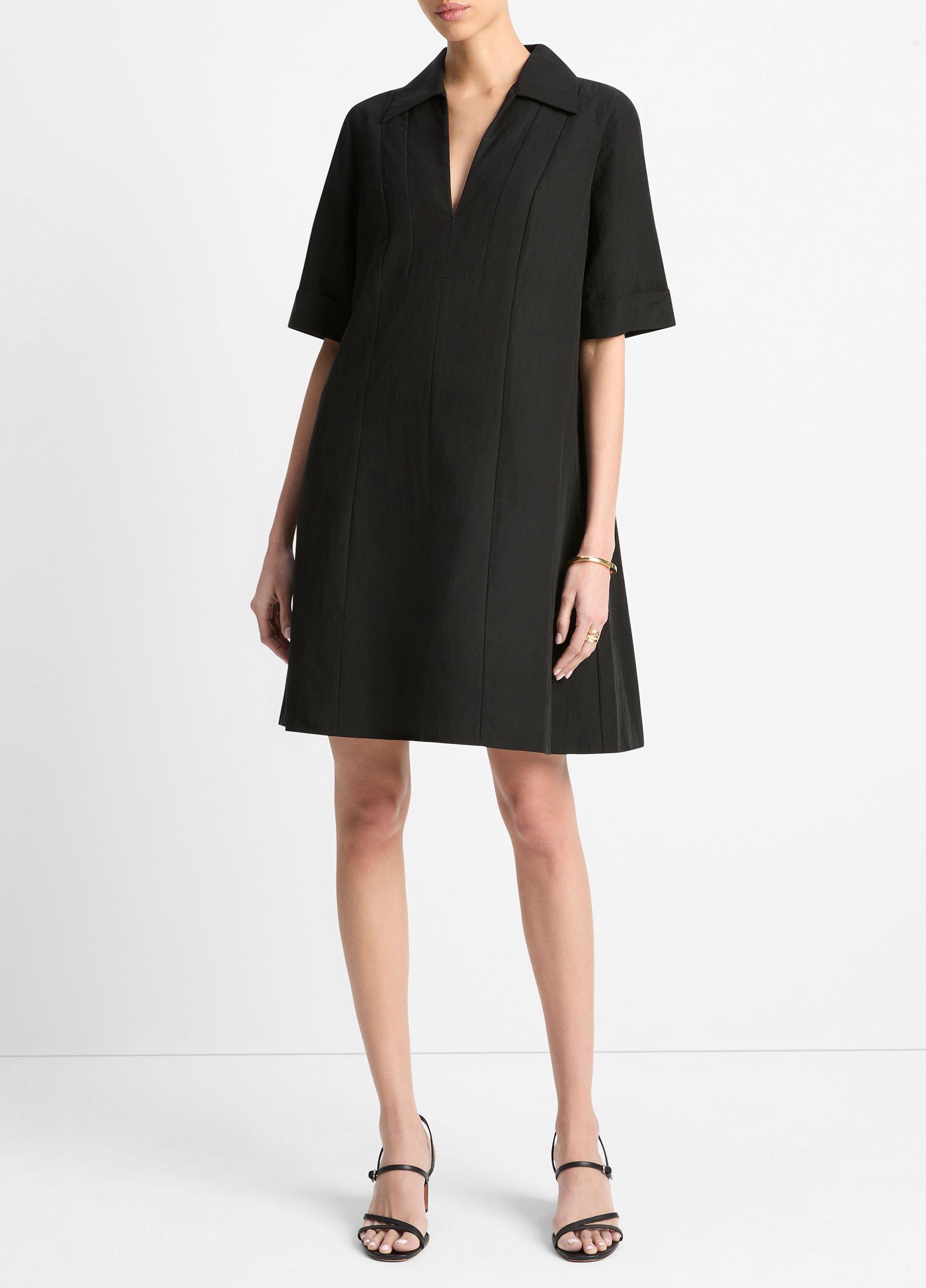 Vince Short A-Line Dress - Black