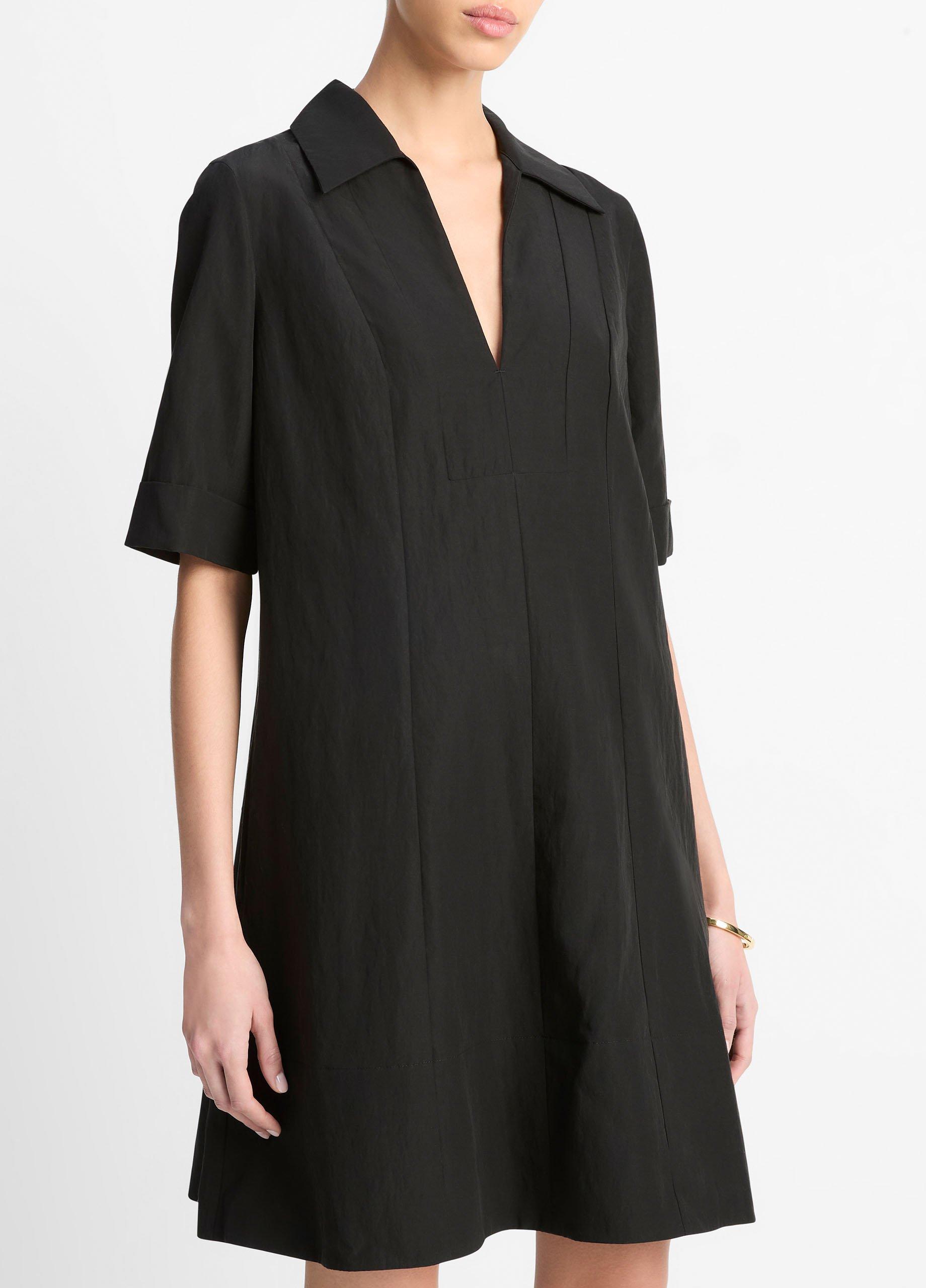 Vince Short A-Line Dress - Black