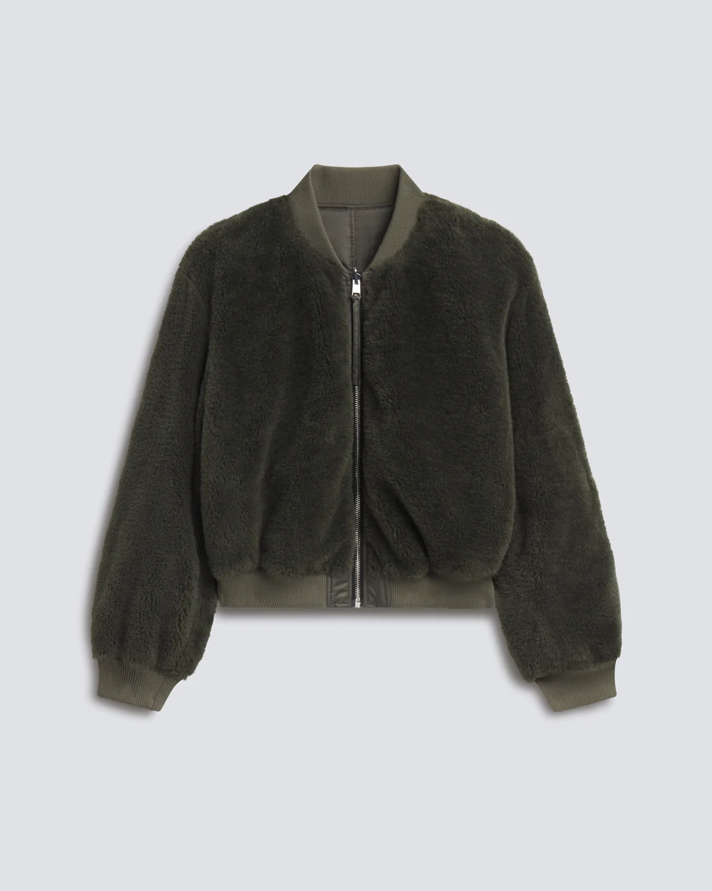 Agolde Frankie Reversible Bomber  - Fern