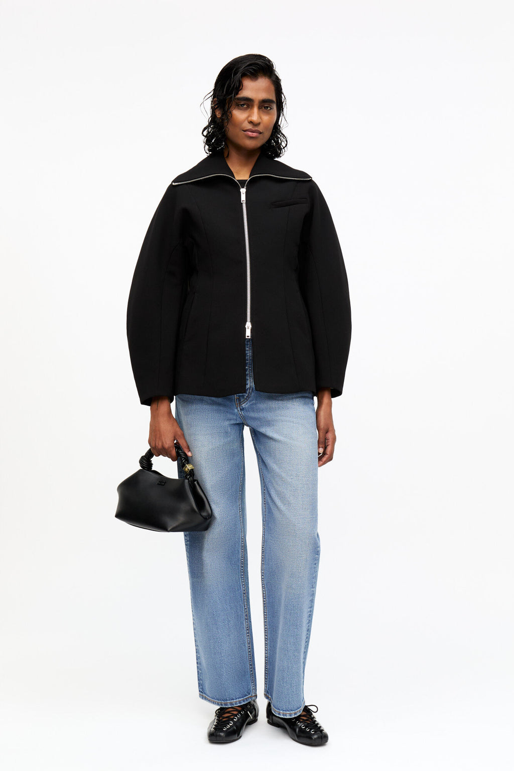 Ganni Black Small Bou Bag