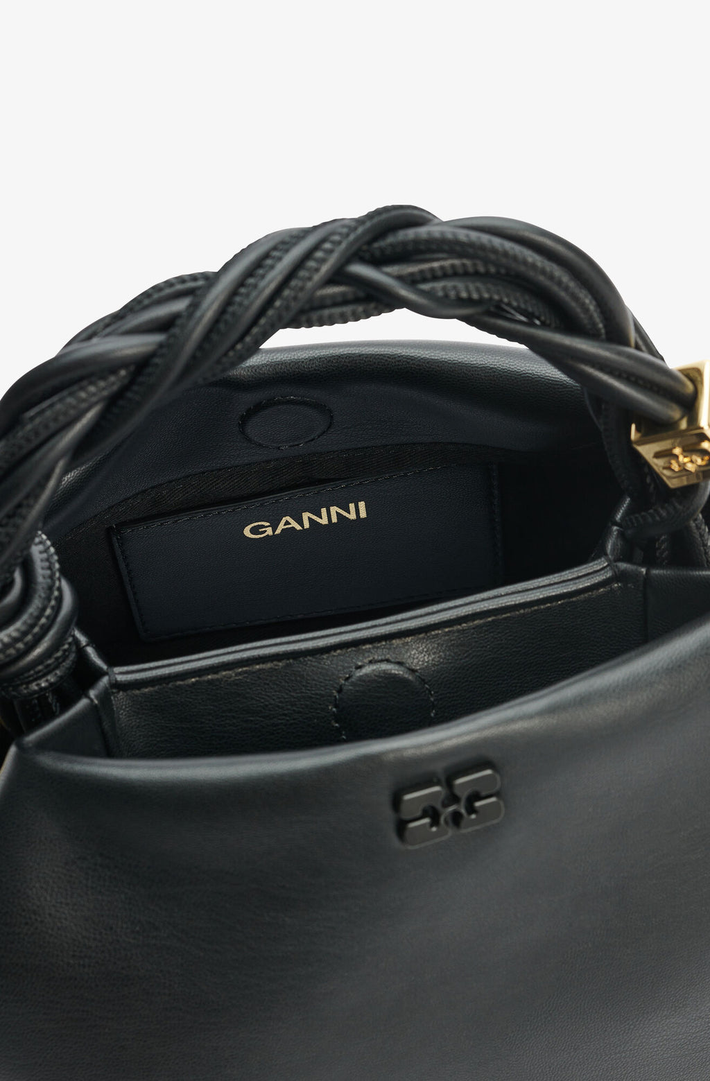 Ganni Black Small Bou Bag