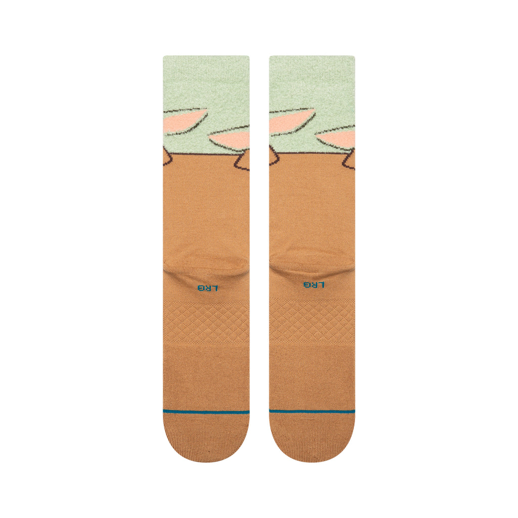 Stance Star Wars Poly Fuzzy Crew Socks - Grogu/Green