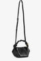 Ganni Mini Crocodile Bou Bag in Black