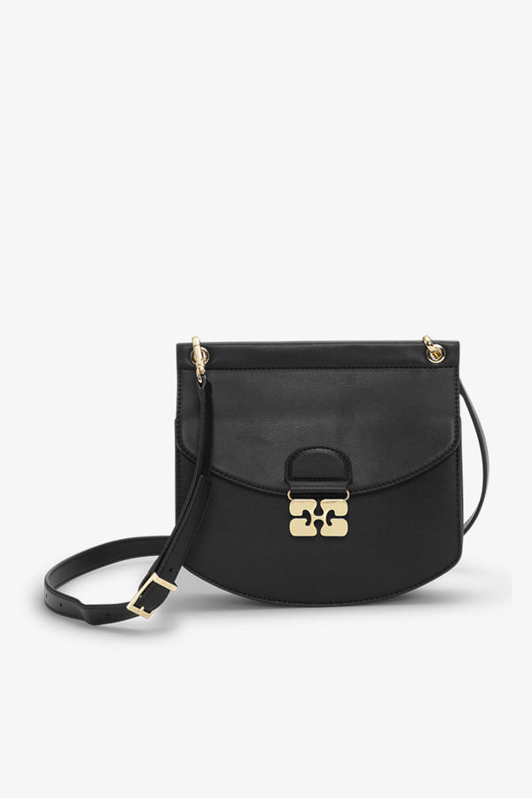 Ganni Small Apo-G Bag in Black