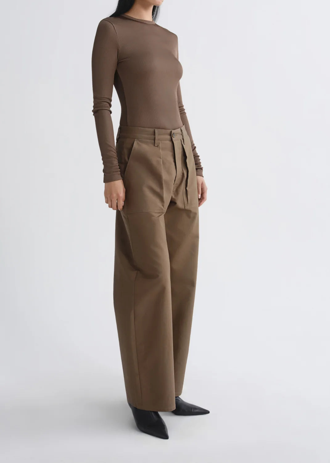 Agolde Delphi Slim Tee -  Brunel