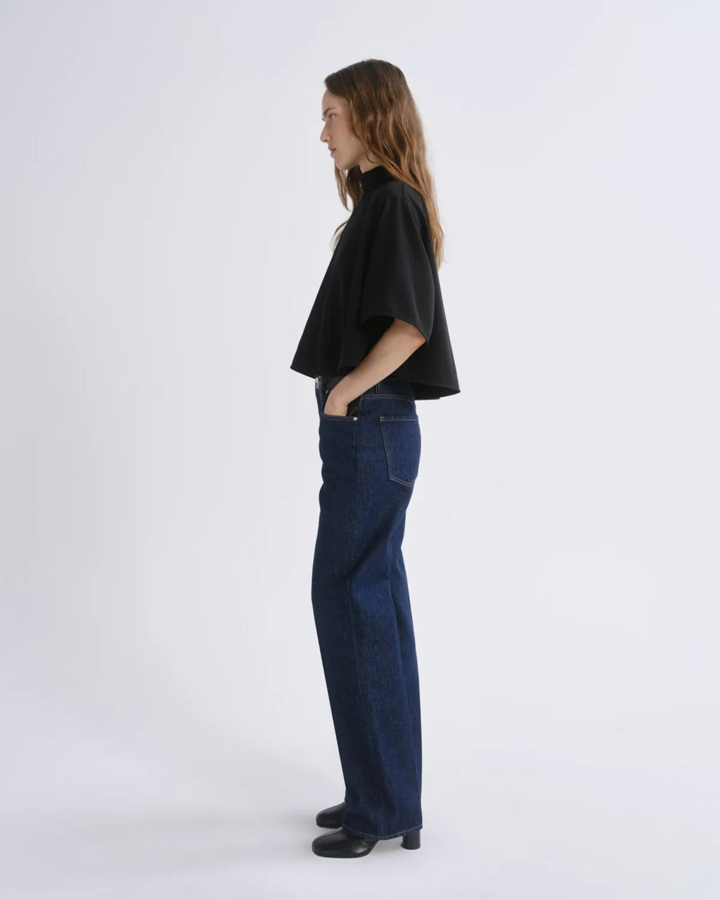 Agolde Rom Top - Black