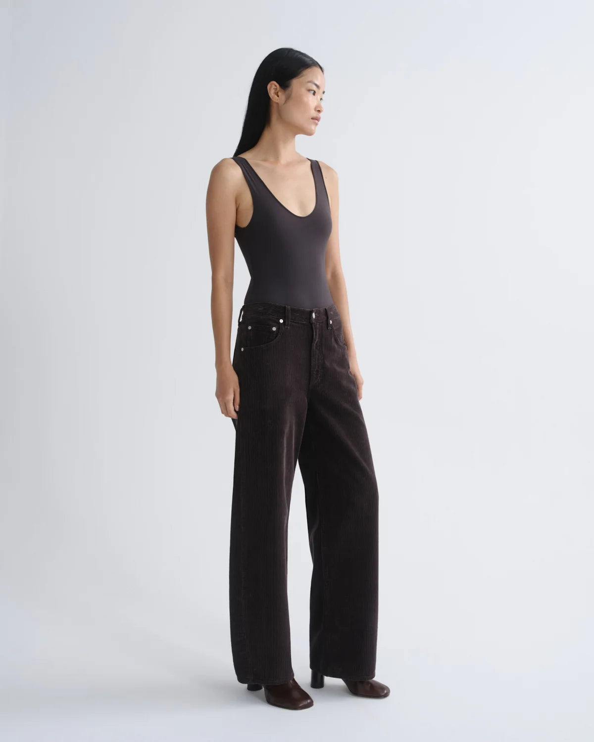 Agolde Low Curve Jean (Corduroy) - Forge